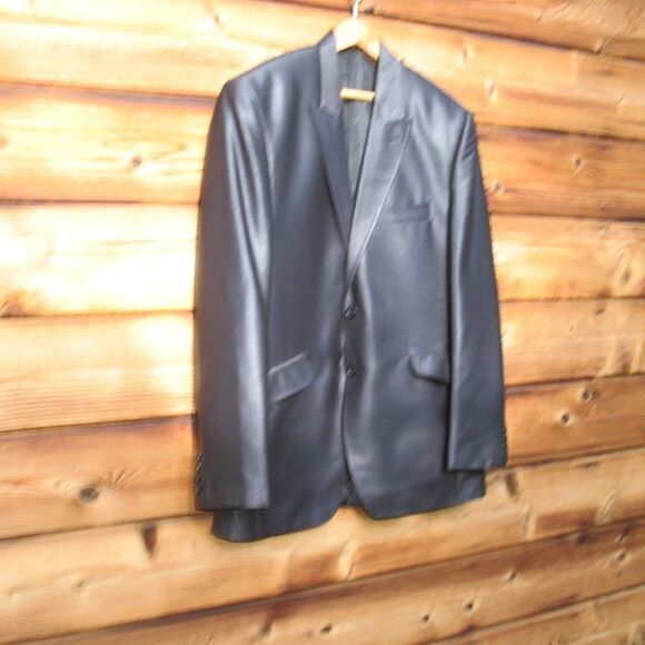 Dior Mens Two-Button Wool Blend Sateen Blazer Jacket Blue - Picture 2 of 15